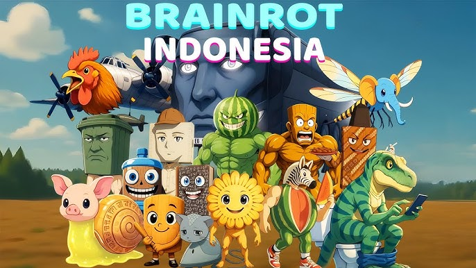 ApingDonk's tweet photo. Indonesian brainrot is absurd, chaotic meme content with surreal characters, nonsense names, dramatic Indonesian voiceovers, and fake-deep lore. It’s loud, weird, and intentionally stupid in the funniest way possible.

Ca in Community description https://t.co/H8rYHrDUri