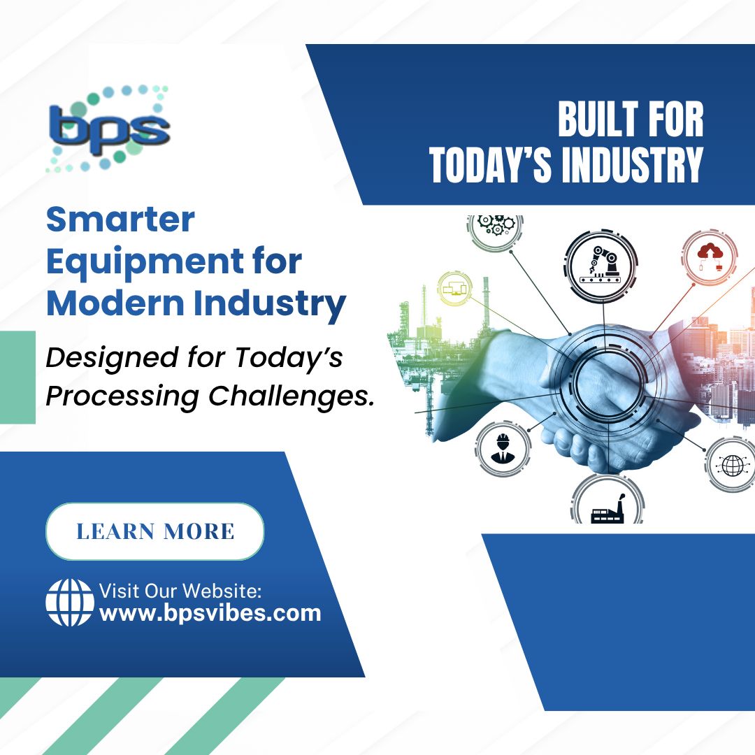 bpsvibes's tweet image. Industrial processing continues to evolve, and so should your equipment. BPS delivers solutions designed to meet today’s demands for efficiency, safety, and performance.

Stay ahead of the curve.
👉 Visit the link in our bio.
.
.
#industrialinnovation #manufacturingtechnology