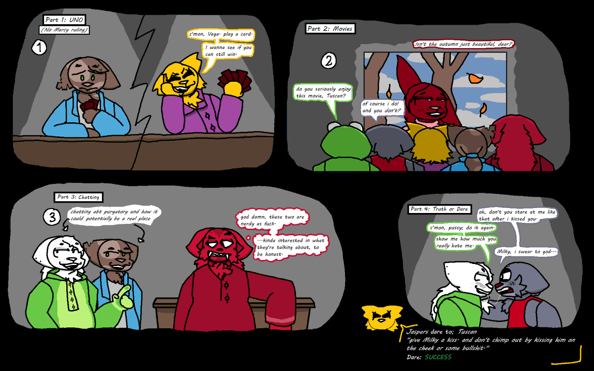 Ulitian Collective - Together for the Night (Part 2)

Here's part 2! its just the five of them doin' a buncha activities. there isn'y really anything extra for me to throw in here, outside of the fact that there WILL be a part 3.

#ulitiancollective #milkyq