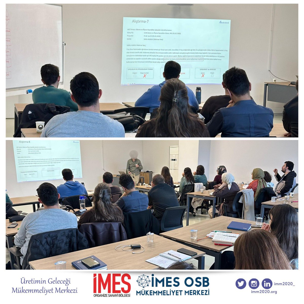 imm2020_'s tweet photo. İMES OSB Mükemmeliyet Merkezimizde; İstihdam Garantili Mühendis Geliştirme Programları kapsamında, As9100 ve ISO 9001 ve ISO 19011:2018 İç Tetkikçi (Denetçi) yoğun eğitimi yoğun katılımlar ile başarıyla tamamlandı.

#as9100d #iso19011 #eğitim https://t.co/XJon0UwZR6