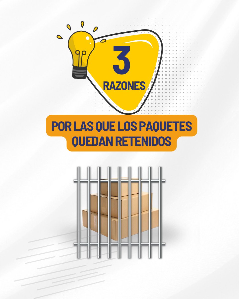 ServPostalEc's tweet photo. 📝 #TipSPE | ¿Sabías que tu paquete puede quedar retenido por falta de información, documentos habilitantes o pagos?
👉Toma en cuenta este dato y evita demoras.
📲Revisa el estado de tu paquetería con el número de guía en: https://t.co/XkJdrqqwiI
#ElNuevoEcuador https://t.co/KvSkfiAd0q