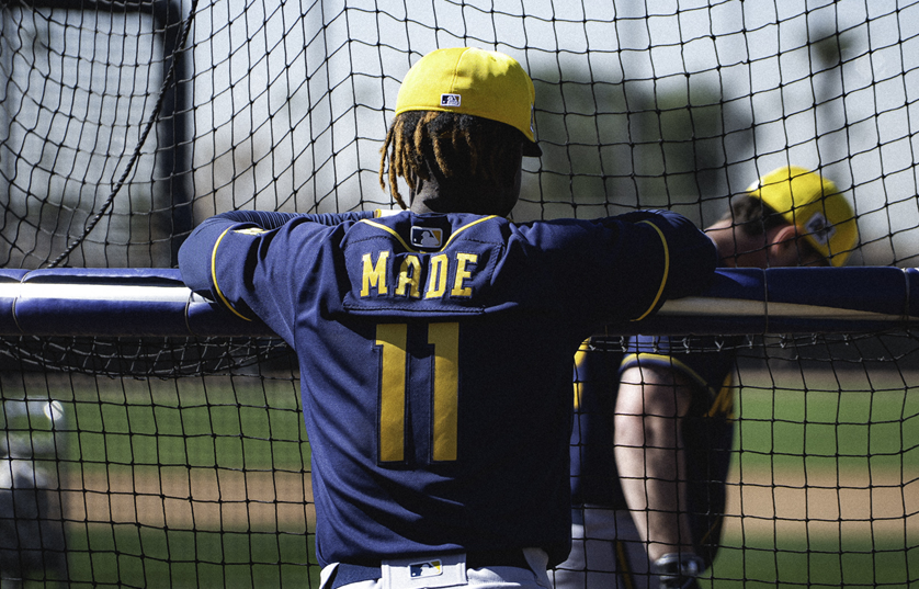 EricCrossMLB's tweet image. My likely new Top-5 prospects for #FantasyBaseball once Griffin, McGonigle, and Wetherholt graduate.

1. Jesús Made, SS #ThisIsMyCrew
2. Leo De Vries, SS, #Athletics
3. Max Clark, OF #DNMW
4. Eduardo Quintero, OF #Dodgers
5. Edward Florentino, OF #LetsGoBucs