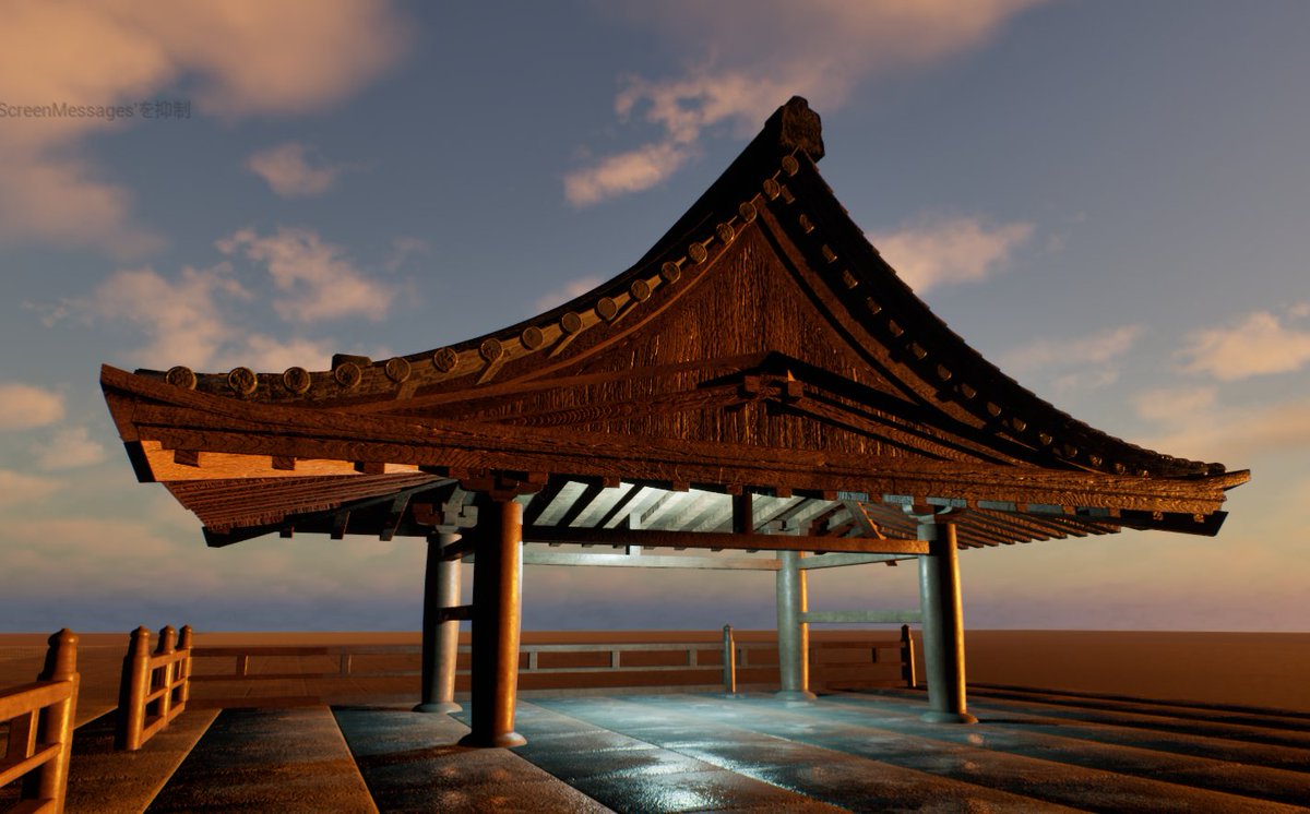 VIP89545846's tweet photo. 鐘楼の枠組み完成
釣り鐘を手配を急げ！
#ゲーム制作 #gamedev #indiedev #UE5 https://t.co/NKWJLIUxDQ