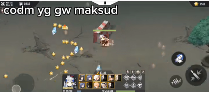 char_azm's tweet photo. @nanasi_RPG Is this a mini game event or a new gfl game?
From your gameplay, it reminds me of the CODM event that collaborated with GFL and CODM to make a mini game that looks the same as this.
This photo was taken in 2024 https://t.co/Sk1YyTAwwW