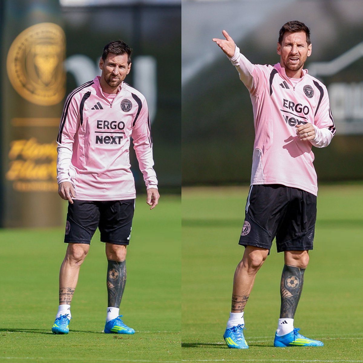 📸 ~ Leo Messi in training today 🐐