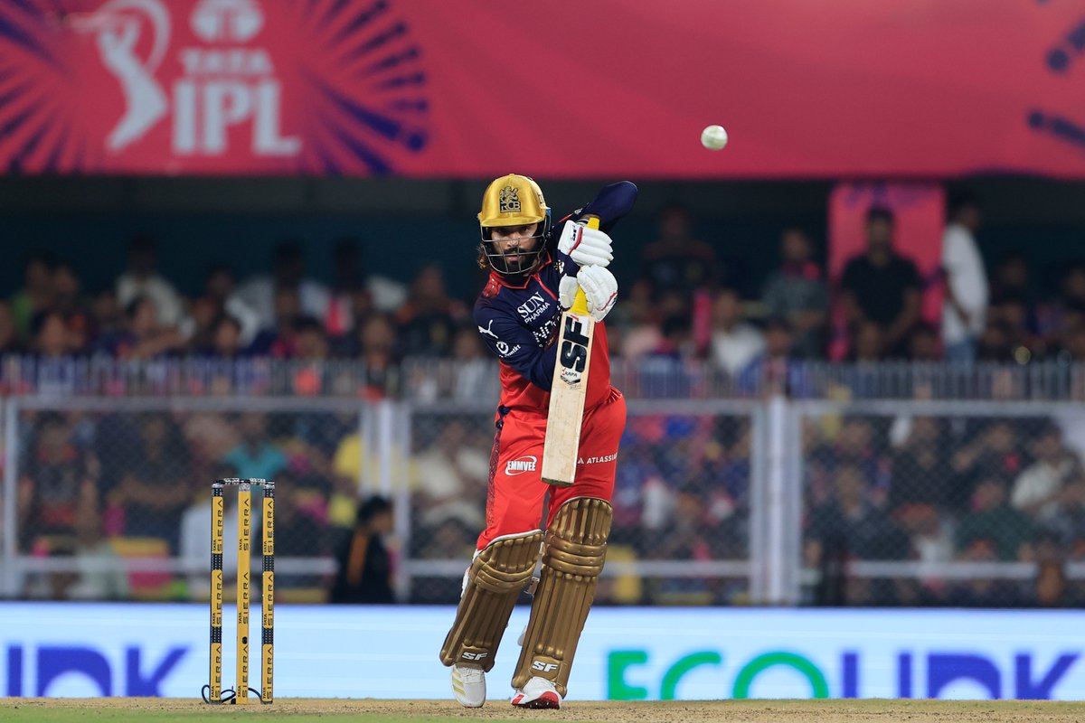 IPL's tweet image. Rajat Patidar is putting on a show in Guwahati 🫡

What a knock this is turning out to be for #RCB ❤️

Updates ▶️ bit.ly/TATAIPL-2026-16

#TATAIPL | #KhelBindaas | #RRvRCB | @RCBTweets