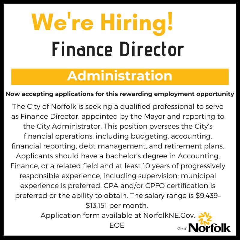 City of Norfolk, NE tweet media