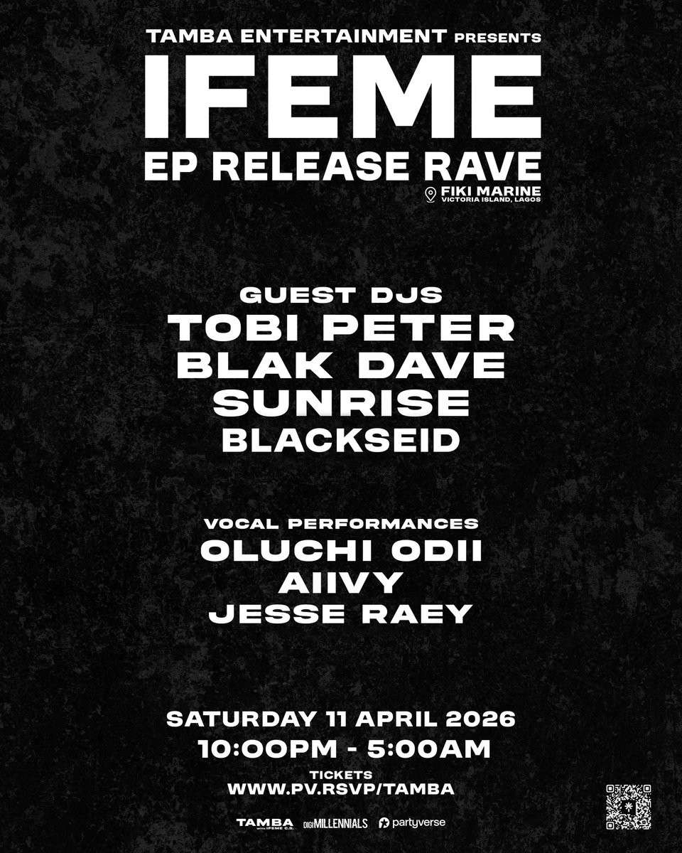 Tamba_Ent's tweet photo. If you’re ready to have fun with @IfemeCS this Saturday night, make some noise!!!

Big love these powerhouses on the line-up🔥
@Tobipeter8 @_blakdave @munachiabii @Blackseid @Oluchi_odiip @aiivy @jesseraey 

RSVP🎫
https://t.co/qjtahbICQF https://t.co/gTJSuUrbac