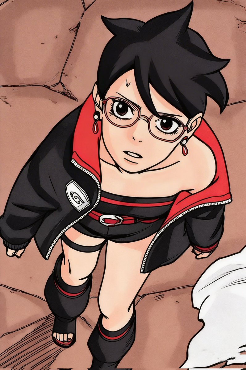 saladhima's tweet photo. sarada in POV boruto. https://t.co/lmj8aosiO3