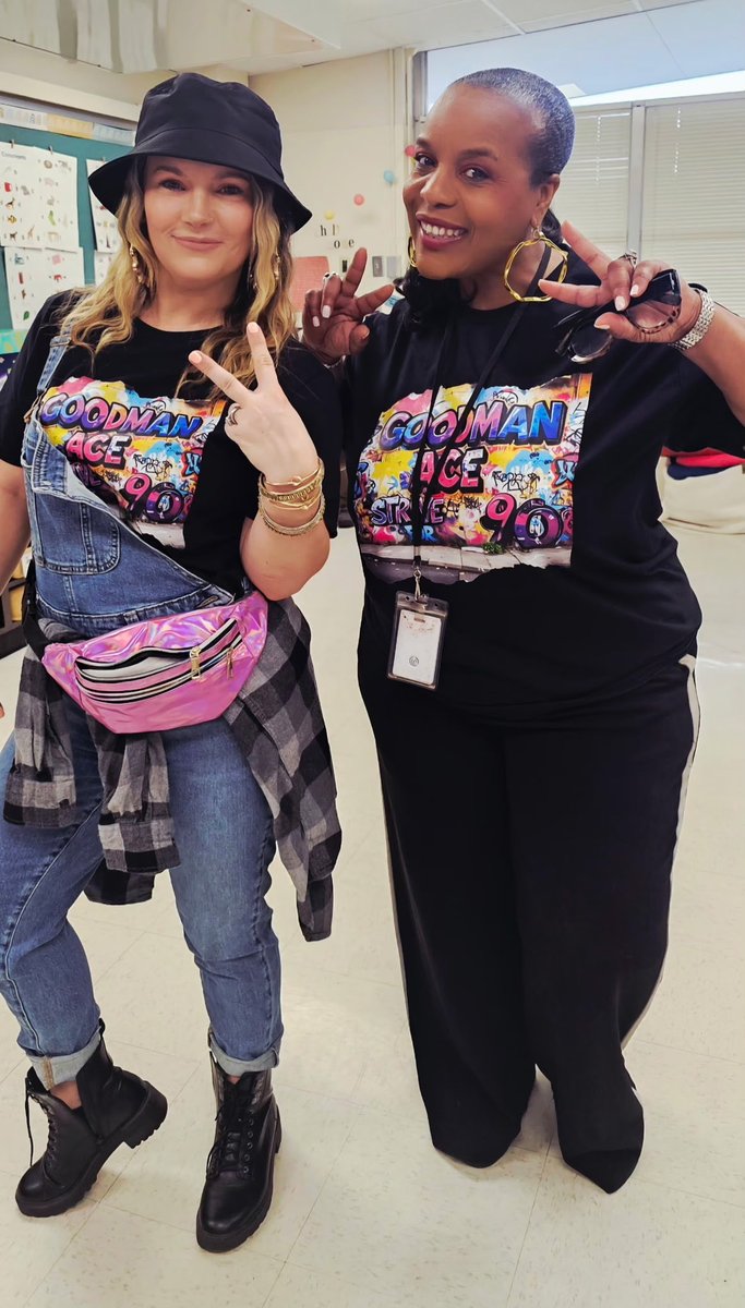 WardLadon's tweet photo. Rocking the 90’s to inspire and motivate our students for STAAR. Today’s pep rally is going to be 🔥! @GoodmanES_AISD @KristalWashin16 @KD2Teach @TraylorKappelle https://t.co/Sx4ugwjjOd