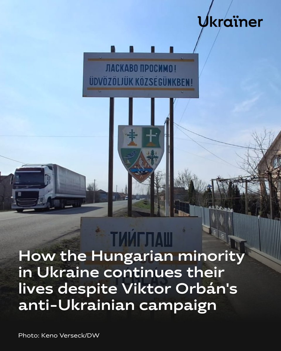 ukrainer_en's tweet photo. In western Ukraine, a Hungarian minority feels trapped in rising tensions between Hungary and Ukraine. War, politics, and uncertainty shape daily life. Border villages are quiet, many men have gone. 

Volunteer and editor Keno Verseck shares insights from his recent visit.🧵 https://t.co/Y6MimSHfBV