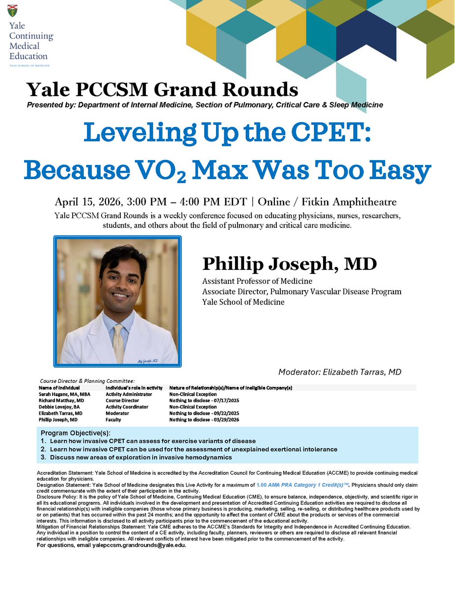 Yale PCCSM tweet media