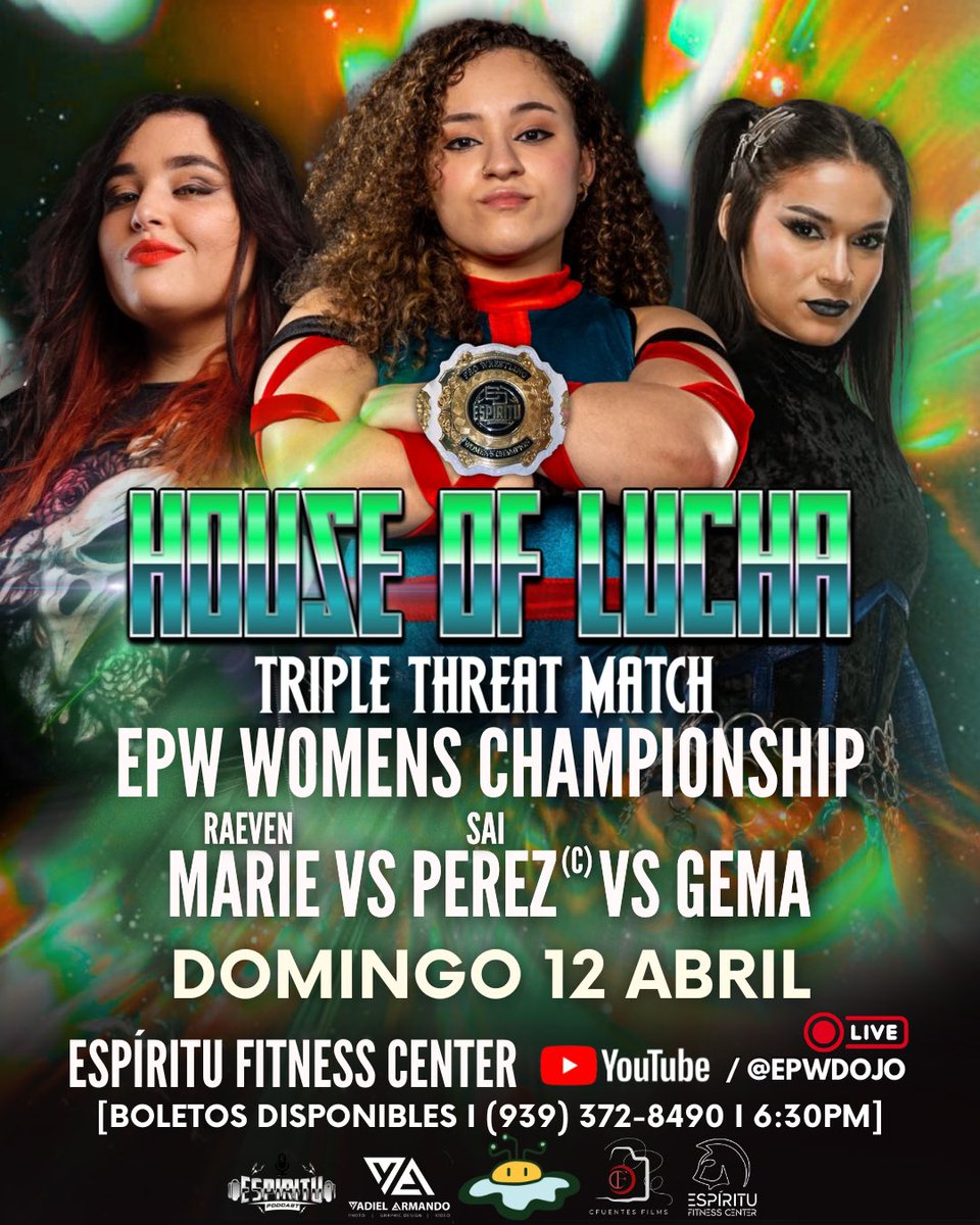 EPWDojo's tweet photo. ¡Se confirma 𝗙𝗜𝗥𝗦𝗧 𝗕𝗟𝗢𝗢𝗗 𝗠𝗔𝗧𝗖𝗛! 

Hijo del Enigma defiende su presea en lo que marcará su 7ma defensa del Campeonato Mundial ante "Reckless" Harry William.

🗓️: 12 DE ABRIL 
📍Lugar: ESPIRITU FITNESS CENTER
⌚️: 6:30 PM
🎟️: INBOX | (939) 372-8490 https://t.co/ZUW5nvRWhO