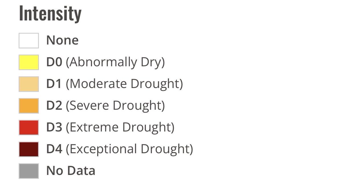 Wx_Gage13's tweet image. Take a look at the drought monitor! 

We are very behind on rainfall here in South - Central Kentucky! Bowling Green, we are in a D2 ( Severe drought) without rain in the forecast this could continue to get worse! 

We are now almost 7 inches behind on rainfall! #drought #norain