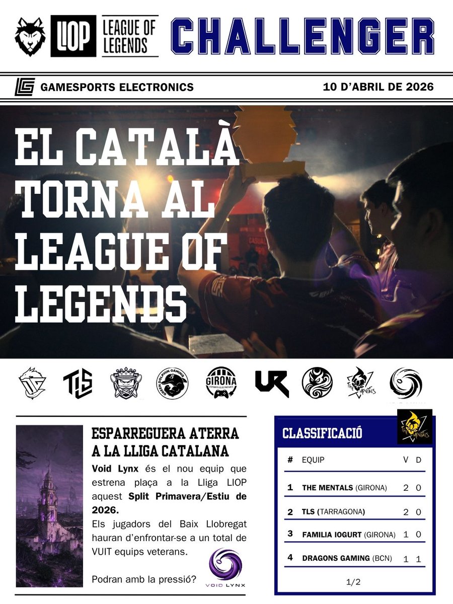 Gamesports Electrònics tweet media