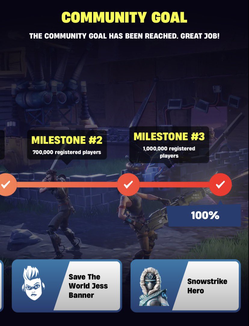 Fortnite STW News tweet media