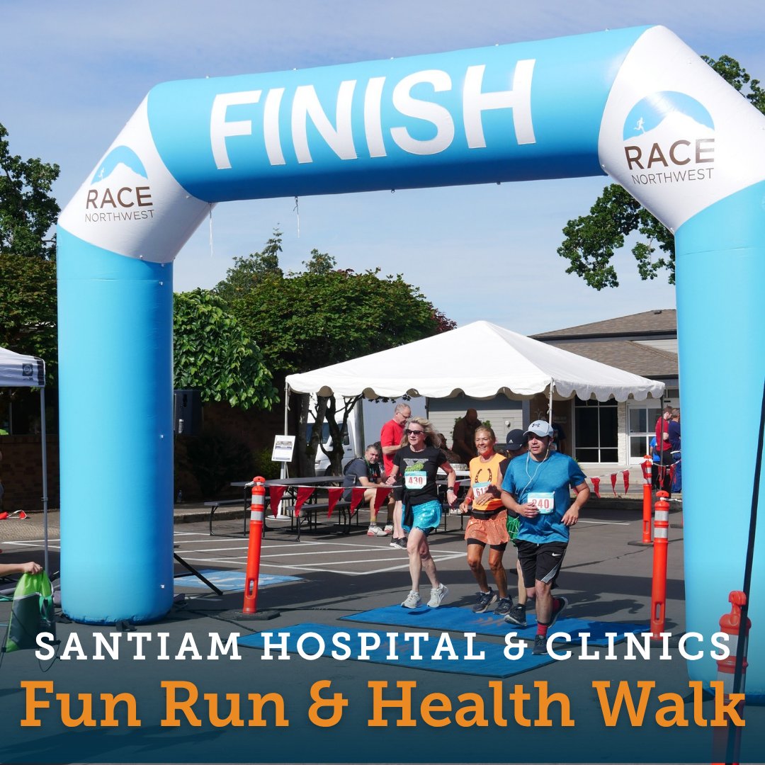 Don’t miss your chance to join the Santiam Hospital &amp; Clinics Fun Run &amp; Health Walk 🎉

Sign up today and be part of a fun, active day supporting health in our community: runsignup.com/Race/Register/…