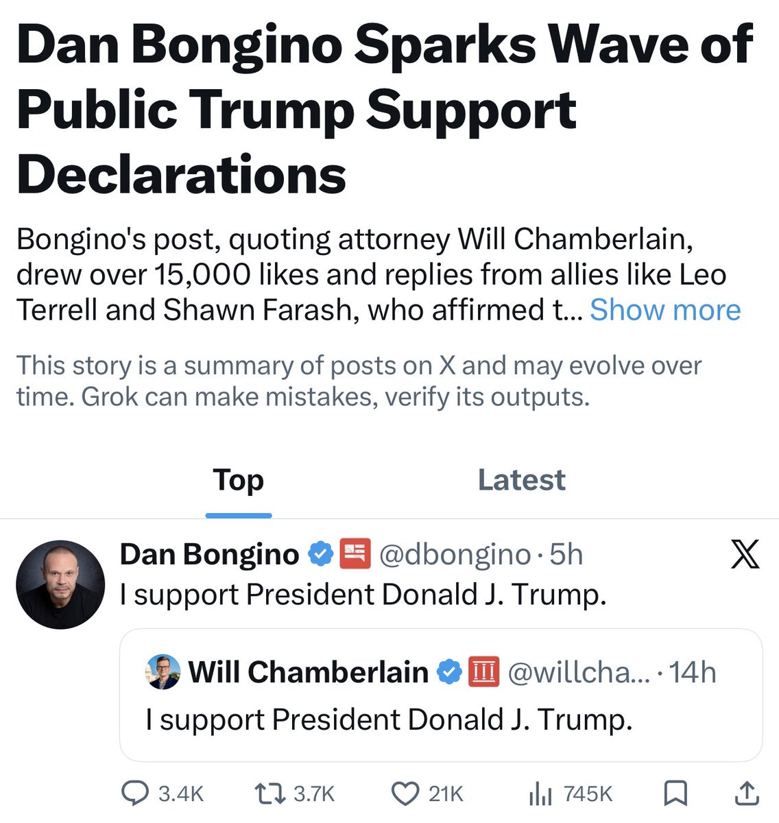 Dan Bongino tweet media