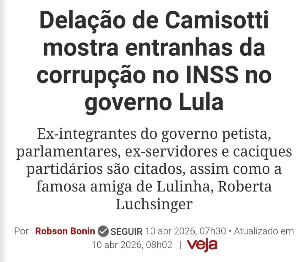 ddelcima's tweet image. #ForaLula
#ForaPT