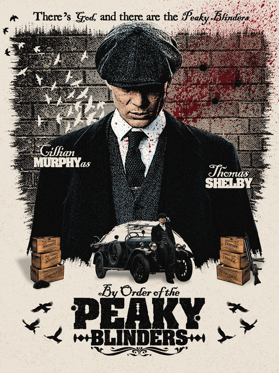 justbychris's tweet image. My two latest poster designs for #theboys and #peakyblinders🌿