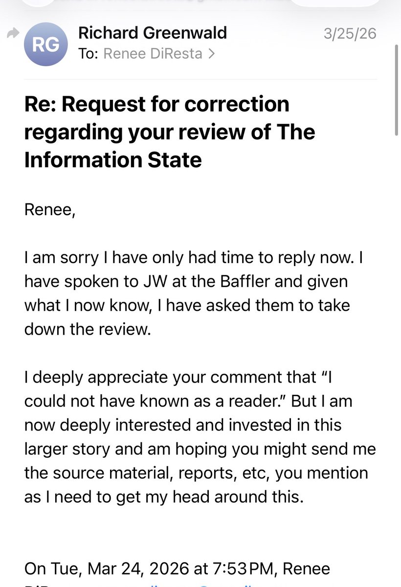 Renee DiResta tweet media