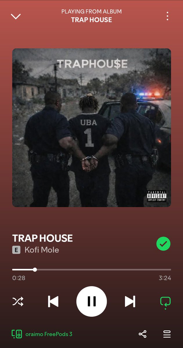 🚨NEW MUSIC RELEASE 🚨 

KOFI MOLE - TRAP HOUSE 

               OUT NOW 

#KofiMole #TrapHouse #OutNow #GhanaMusic