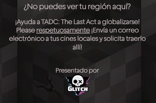 <a href="/Harryx_730/">Harryx</a> Glitch mencionó que necesitan la ayuda (respetuosa) de los fans para que los cines de los países faltantes puedan traer el final