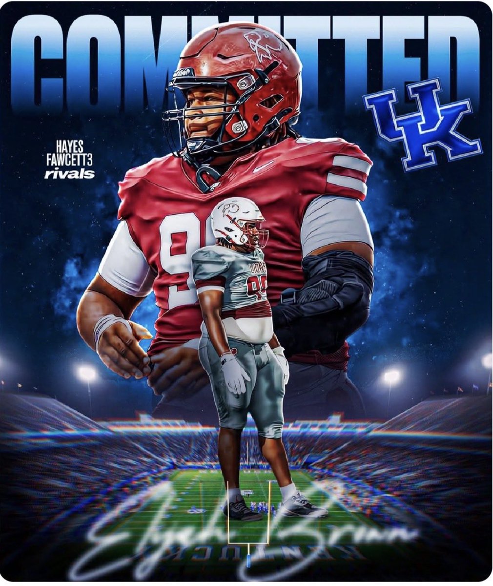 PrattvilleFB's tweet image. Major Move Alert ‼️🚨‼️ Big  Congratulations to class of  2027 DL @elijah_brown27 on committing to @UKFootball ‼️‼️ #GoLions 🦁
