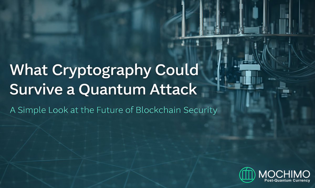 Luisenriquepl's tweet photo. When we talk about “quantum risk,” it doesn't mean that everything is going to break tomorrow.

However, it *is* true that some cryptographic systems would be vulnerable if a truly large-scale quantum computer were to emerge one day.

Here is a simple explanation.

#PostQuantum #Crypto #Security