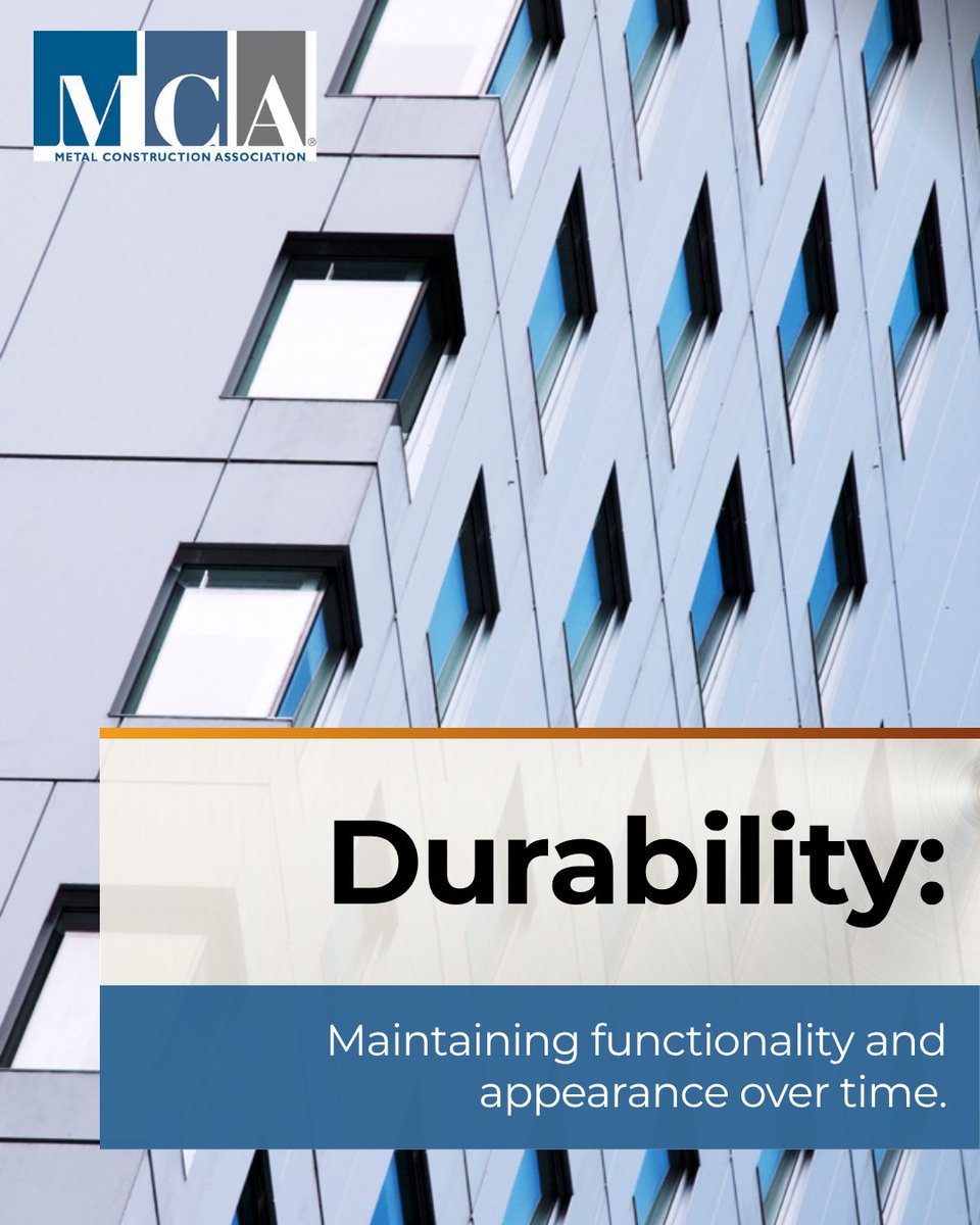MetalAssoc's tweet image. Metal composite materials contribute to resilient building envelopes by offering durability, weather resistance, and consistent performance across diverse environments. 

Learn more:
metalconstruction.org/metal_composit…

#metalconstruction #resilientdesign #buildingperformance #MCM