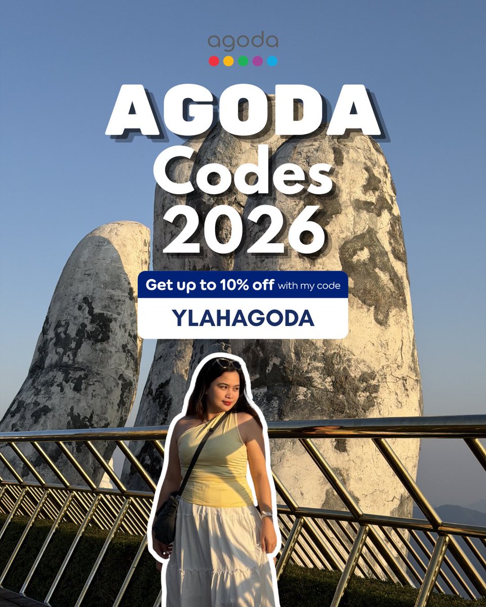 _windranger's tweet photo. Hi guys! Sharing here my Agoda codes since some were having trouble with “invalid” errors, here’s a quick guide on how to claim them.🤗

Another way to claim them is by clicking the links below⬇️
Hotel🔗: https://t.co/9byYRBsMpz
Activity🔗: https://t.co/nSVlQnl6hE https://t.co/7zO5APQImB