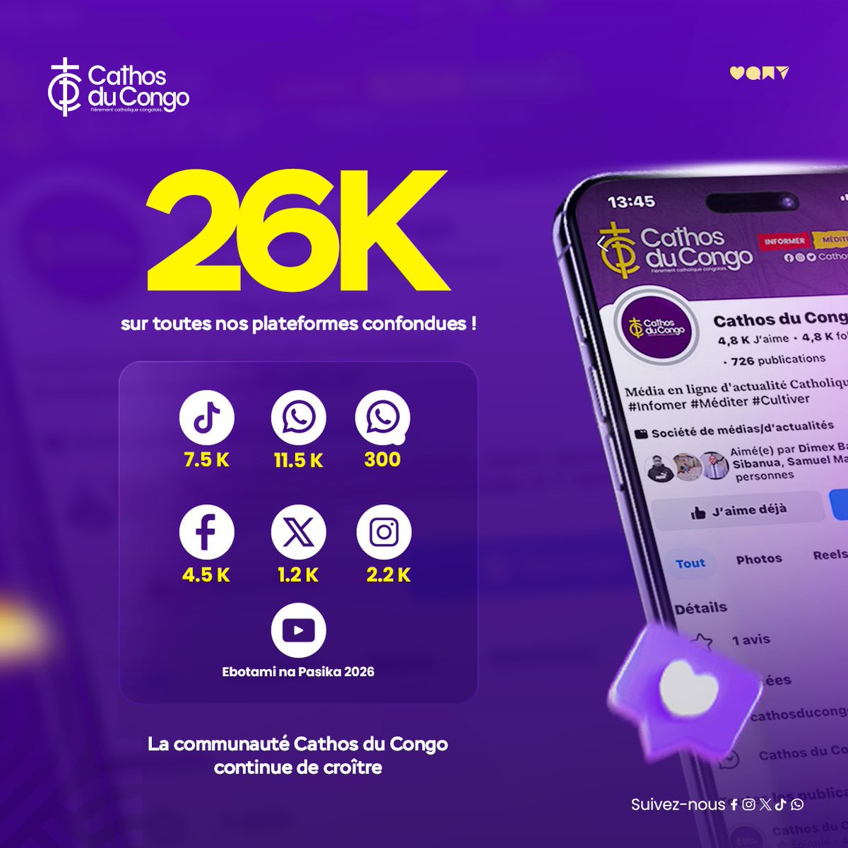 Cathos du Congo tweet media