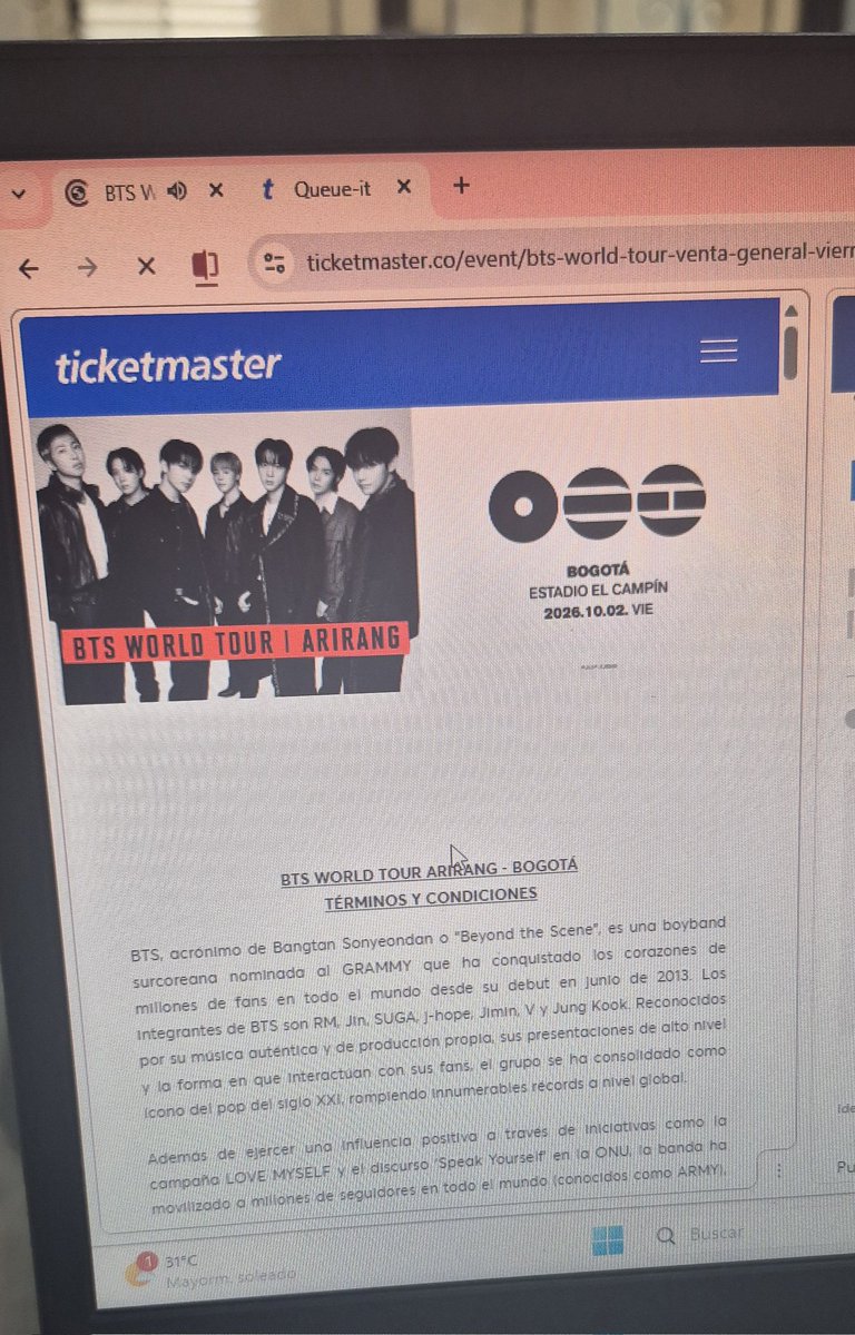 nicki 🇪🇨 busca boletos para bts tweet media