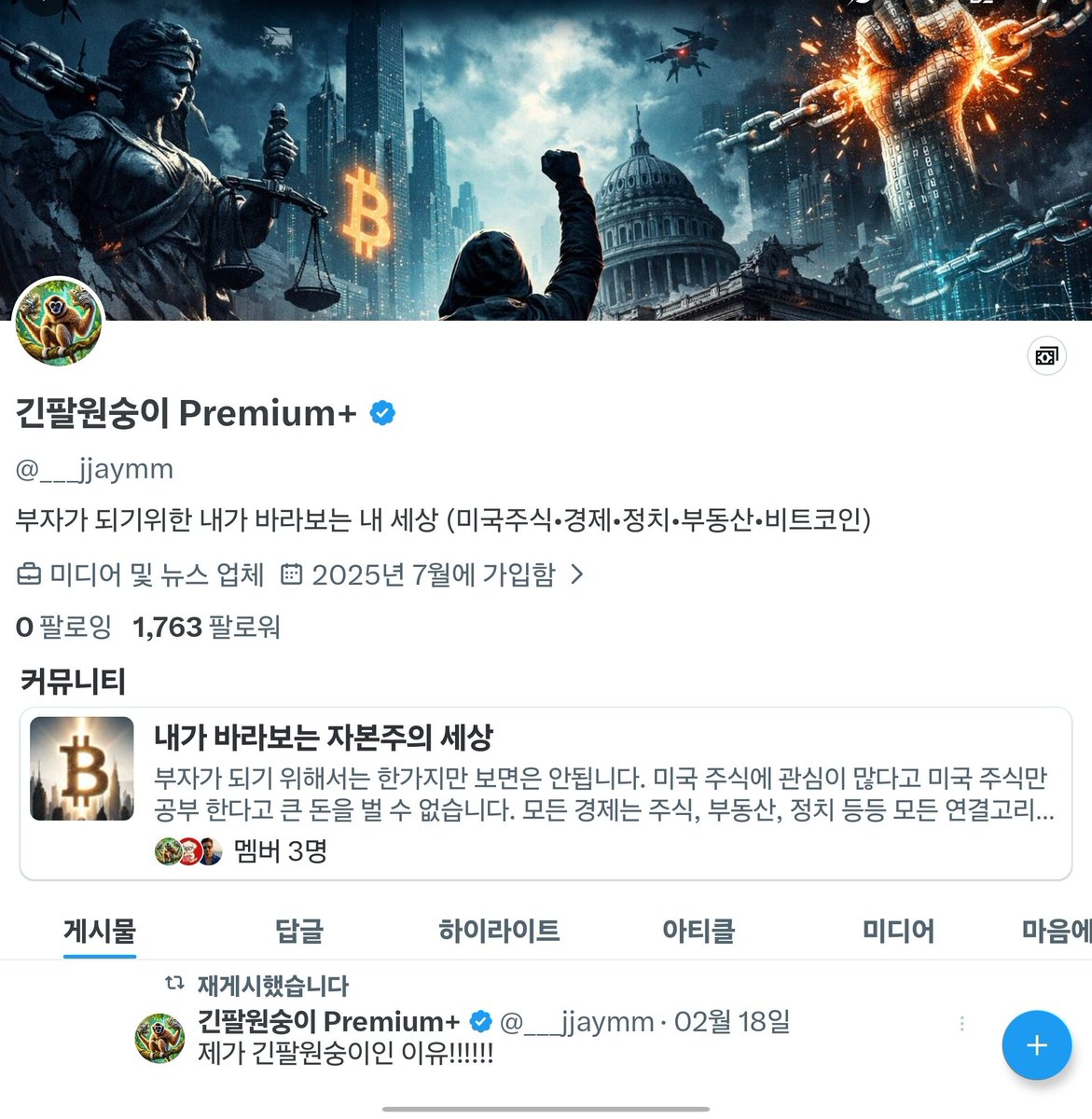 긴팔원숭이 Premium+ tweet media