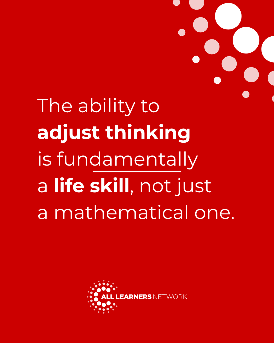 AllLearnersMath's tweet photo. Question → answer. Question → answer.

That script teaches waiting, not thinking.

Change the prompt. Elizabeth Kielty makes the case for "adjust your thinking."
https://t.co/m1egnx3RIT

#AdaptiveReasoning #CriticalThinking #AllLearnersNetwork #LearnMathDifferently https://t.co/m7dWnJg4KL