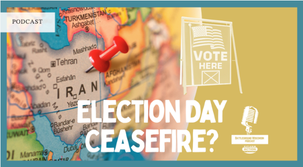 “Election Day Ceasefire?” Battleground Wisconsin Podcast* We reflect on Trump's flirtation with Armageddon in Iran and the unstable ceasefire announced on Election Day. #Trump #Iran #vote*
newiprogressive.com/index.php?opti…