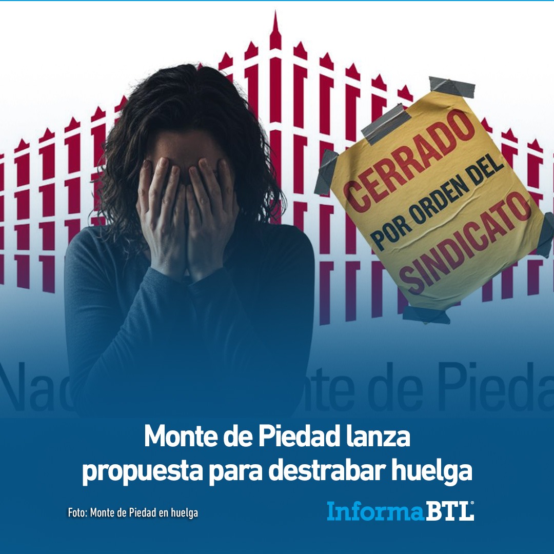 InformaBTL's tweet image. El conflicto laboral en el #NacionalMontedePiedad entra en su fase más crítica tras más de seis meses de huelga, con más de 300 sucursales cerradas y miles de usuarios afectados en todo el país. 

¿Qué propusieron? 👉 zurl.co/JalP9

#retail 
#huelga
#montedepiedad