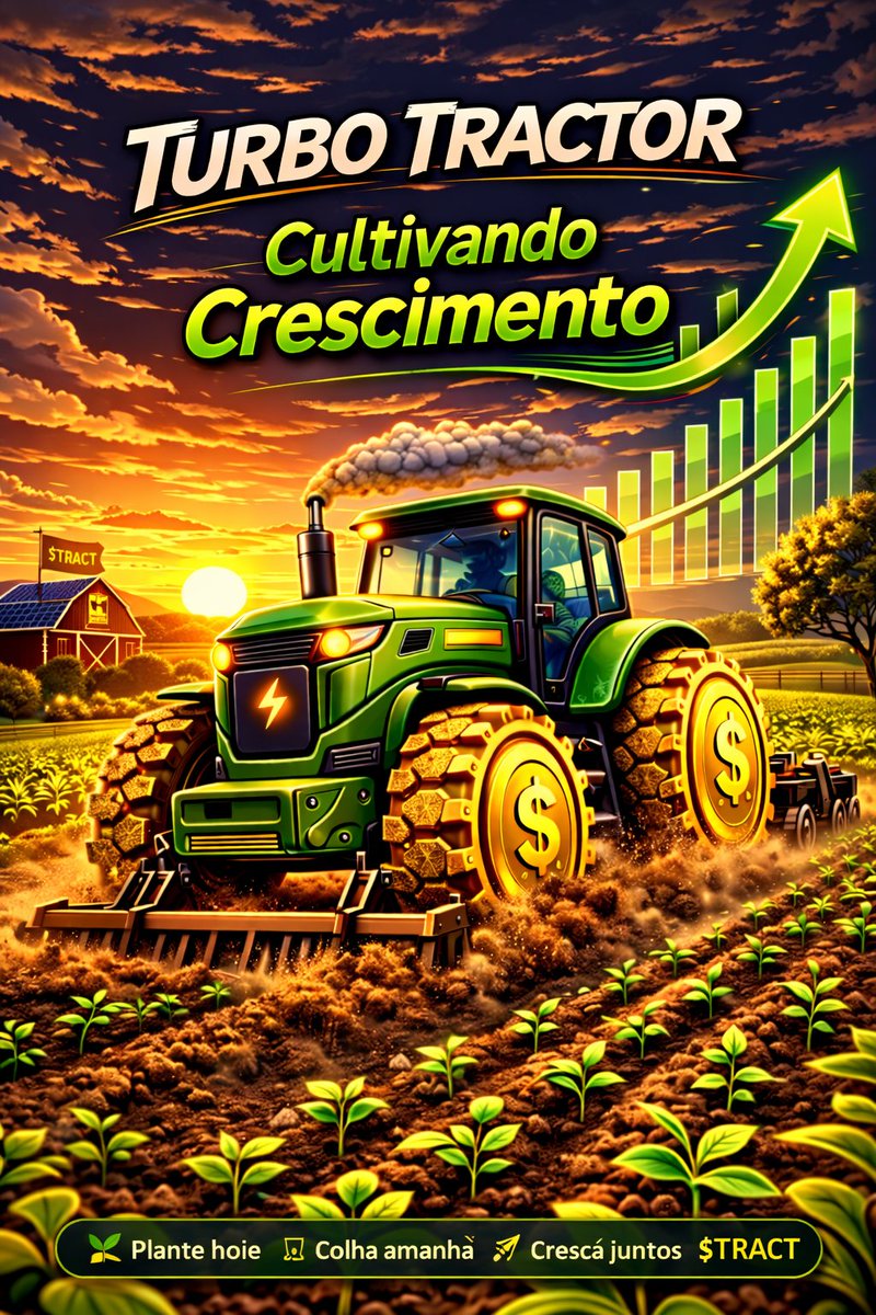 TurboTractor255's tweet photo. Most of you don't miss opportunities...
You ignore them at first.

And then you come back saying it was "luck".

Turbo Tractor $TTRACT is still in its early stages.

No bots. No fake hype. Just traction being built in real time. 🚜
Be honest...
Are you at the beginning or are you waiting to miss your chance later? 👀