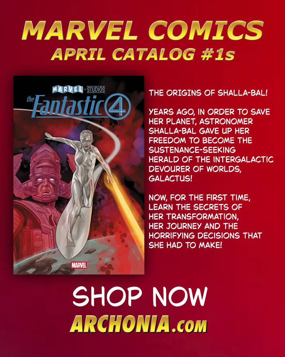 Archonia's tweet image. Discover Marvel's new series coming out in June! Preorder these and many more amazing tales in their April preorder catalog. 

archo.co/4sVDmKs

#MarvelComics #Preorders #comics