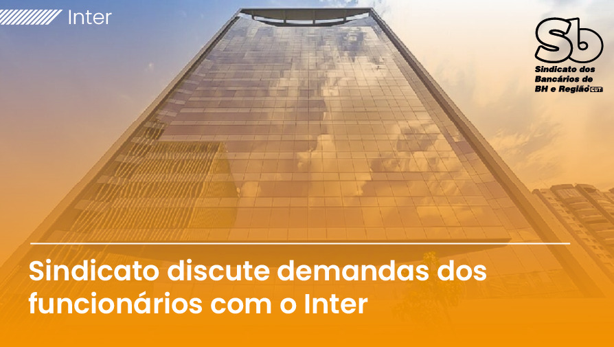 🟠 Em reunião com o Banco Inter, nesta sexta-feira, 10, o Sindicato cobrou retorno sobre temas que vêm sendo levantados por funcionárias e funcionários, como a alteração do plano de saúde e denúncias de assédio moral.