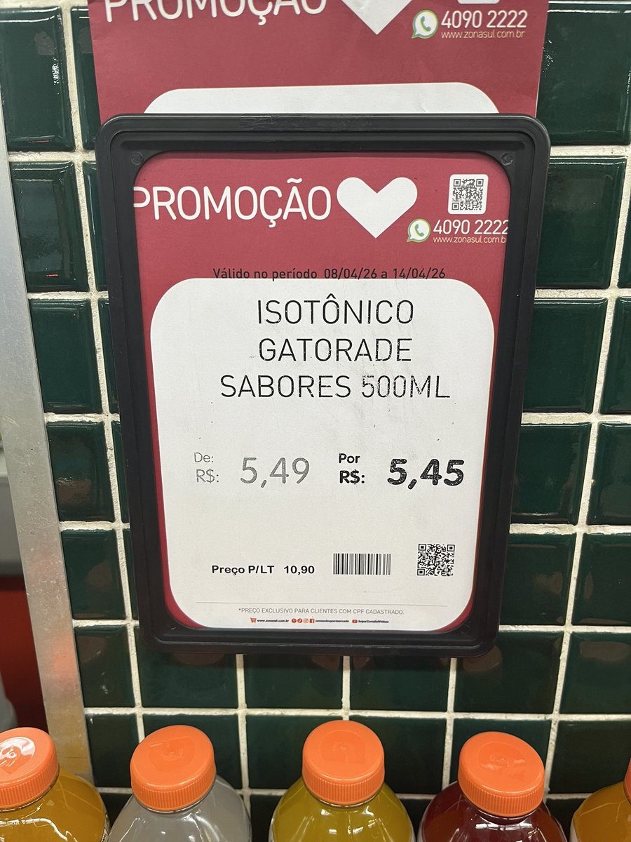 Obrigado <a href="/superzonasul/">SupermercadoZona Sul</a>. Sempre pensando nos clientes. 😍
