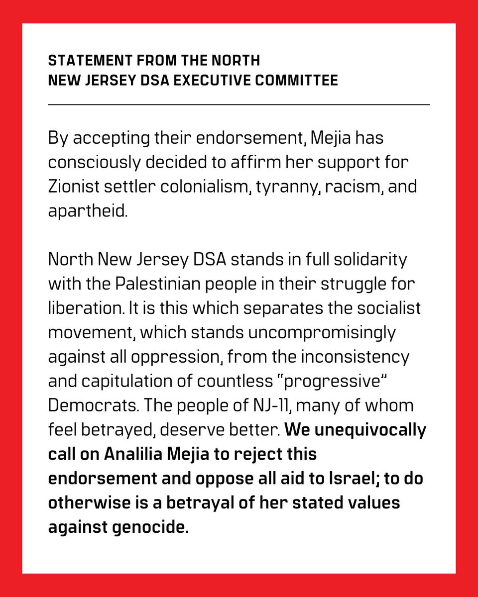 North NJ DSA 🌹🍕 🏳️‍🌈 tweet media