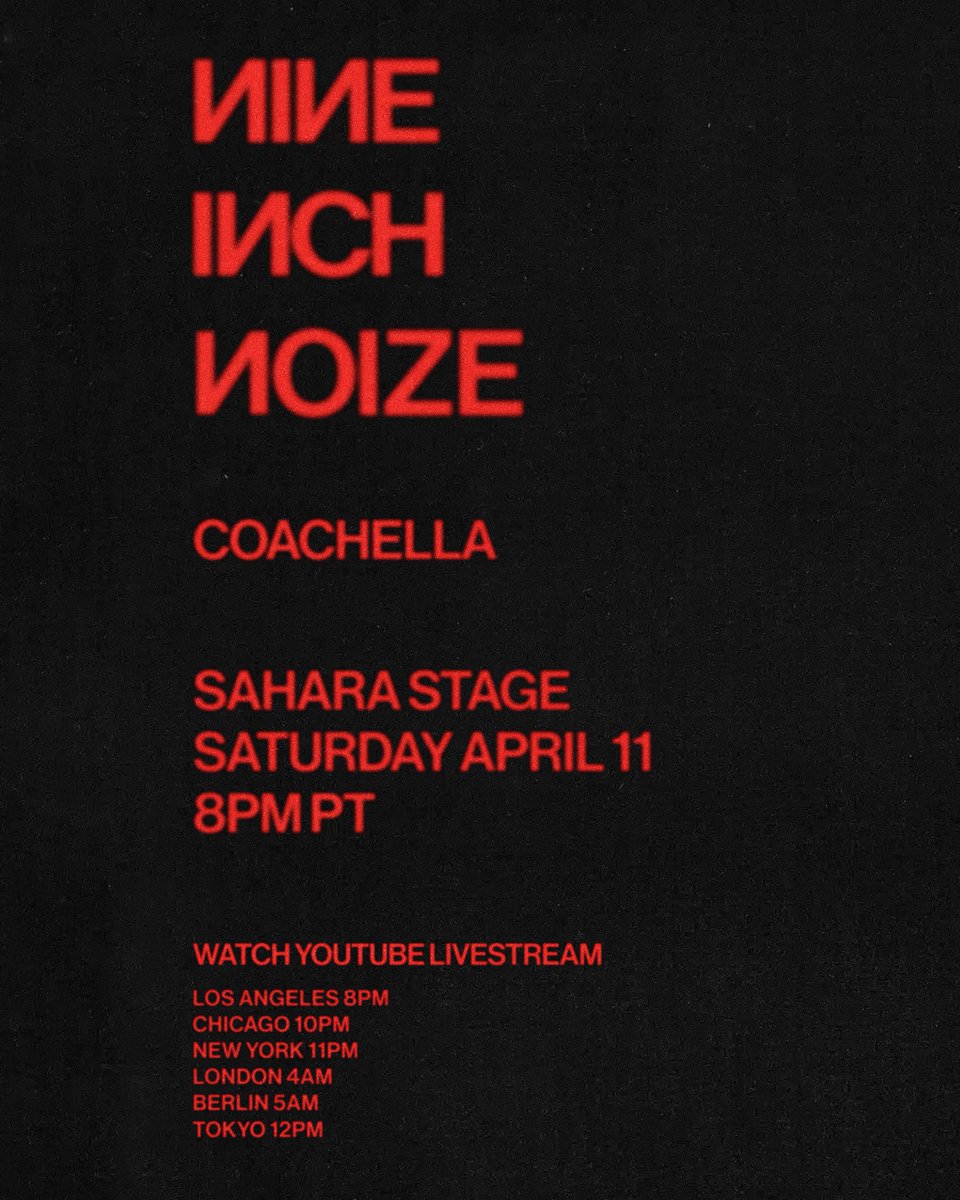 nine inch nails tweet media