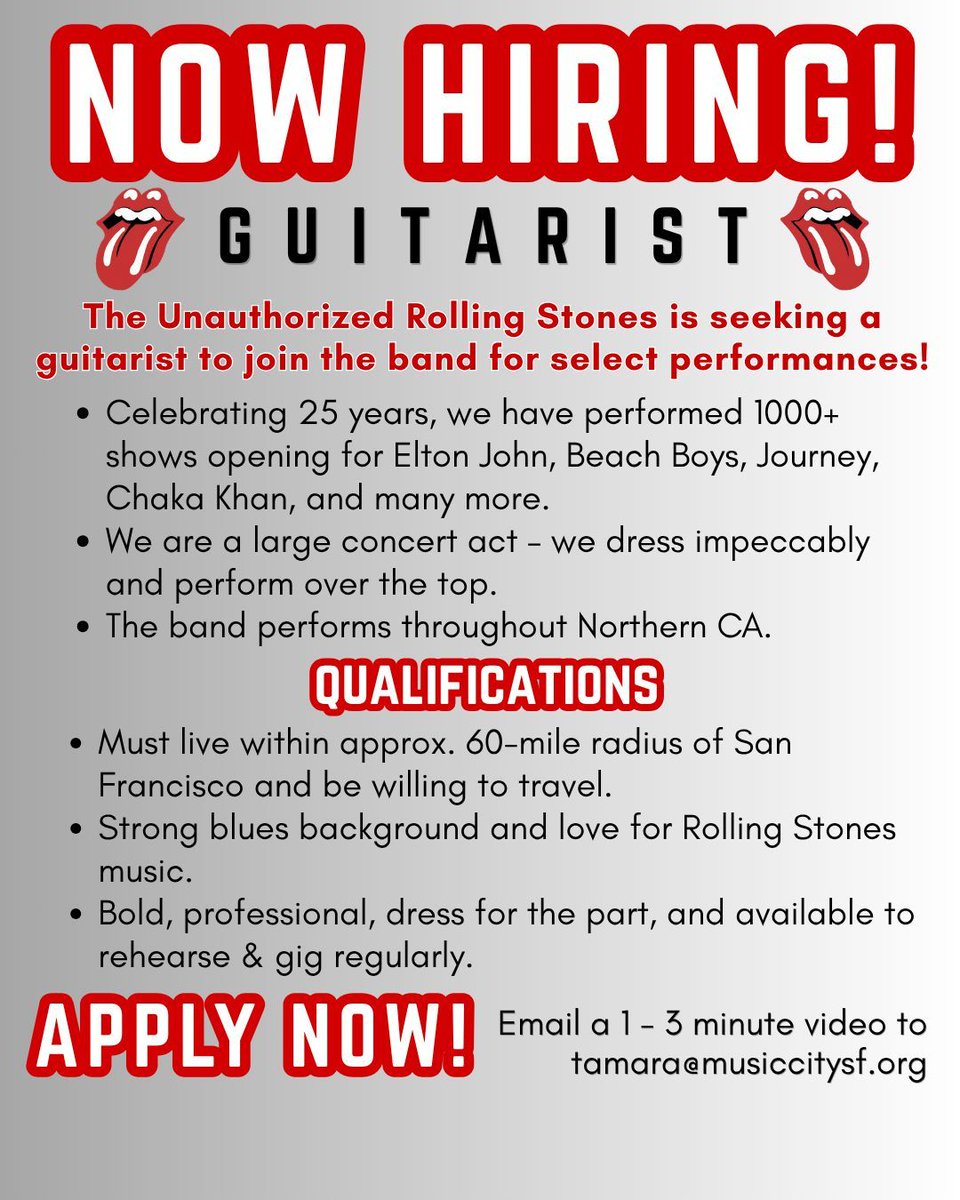 Rudy Colombini & The Unauthorized Rolling Stones tweet media