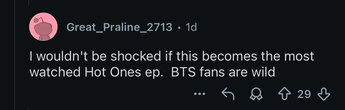 dashydefiance's tweet photo. Hot ones fans are a bit in shock about the numbers we pulled for the BTS episode https://t.co/gbjHRG7Eln