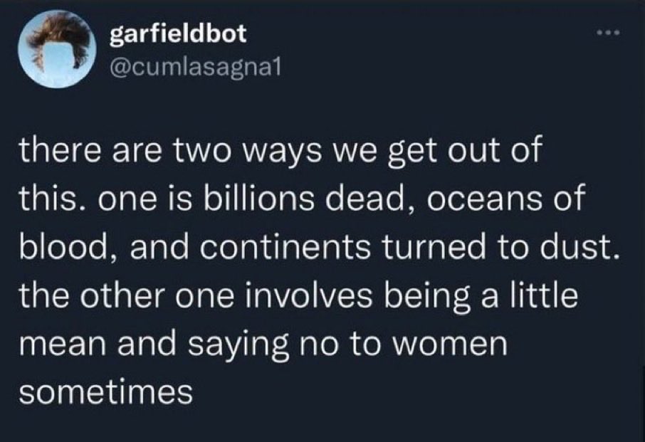 Garbage Human tweet media