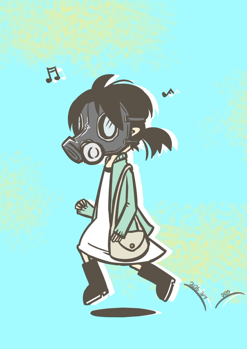 taro_55555's tweet image. 3月②　3/5〜3/8
客室乗務員さん
もーもーちゃん
花粉対策
麦酒と餃子

#先月描いた絵を晒そう #DailyDrawing #絵柄好みって人がいればいいなぁ