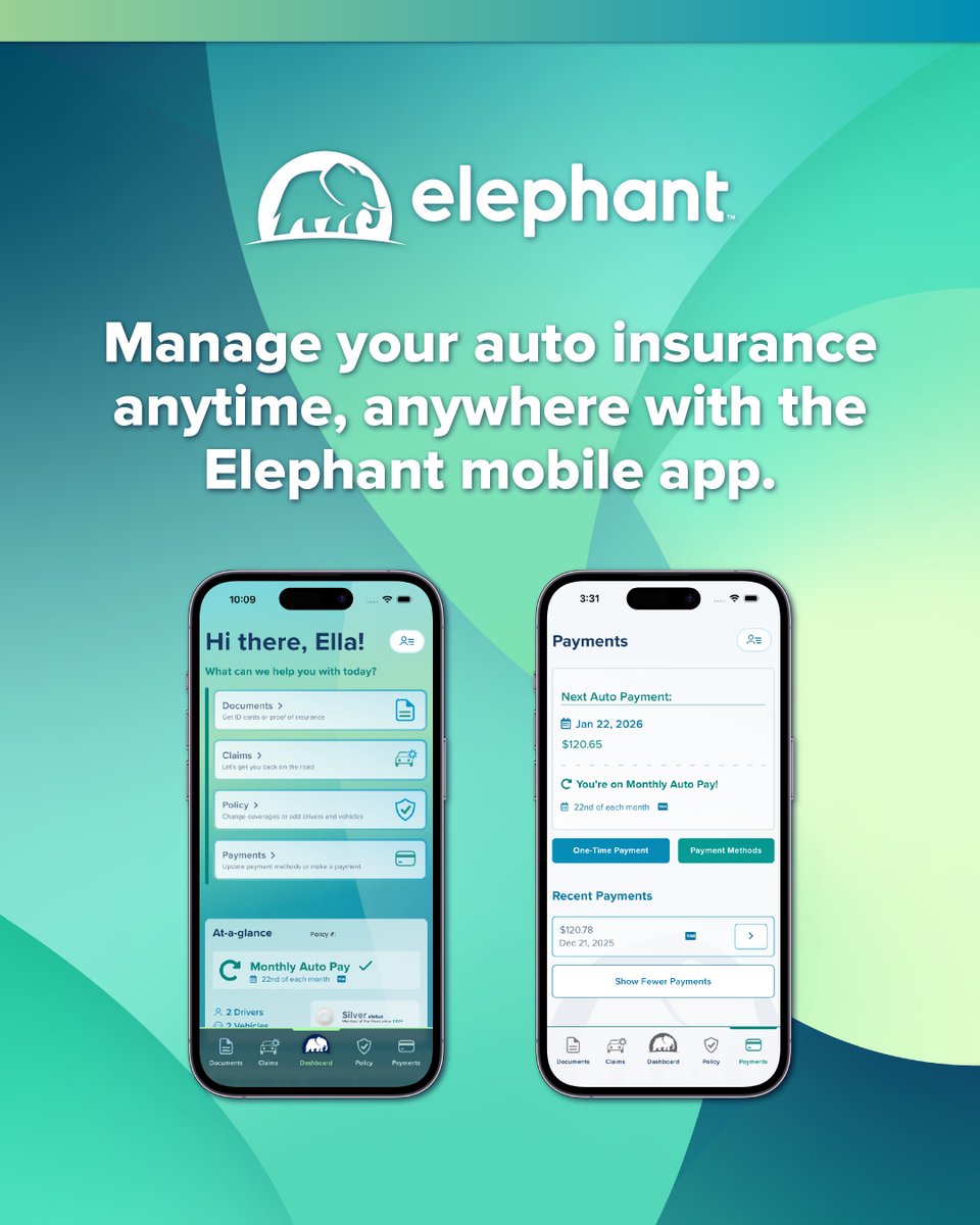 Elephant Insurance tweet media