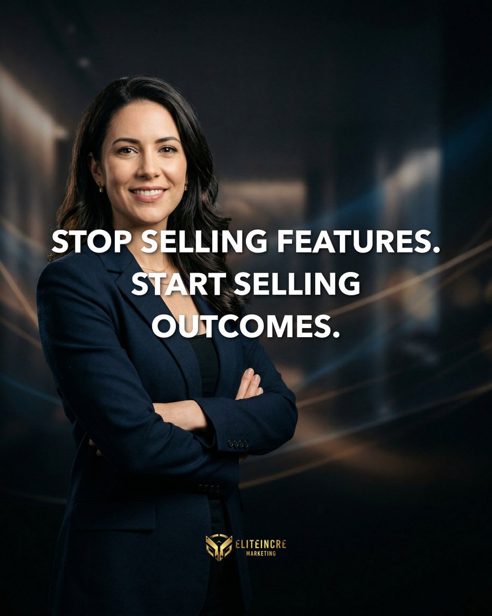 eliteincre's tweet image. Nobody cares about your features. They care about how their life gets better.

#eliteincre #valueproposition #customerfirst #marketing #salesstrategy