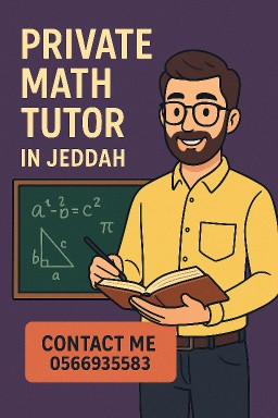 Math__jeddah's tweet photo. مدرس SAAT  – Tahsili بجدة
✅ شرح مبسط وسه�� لفهم كل أنواع المسائل
✅ تدريب عملي على الحل السريع والاستراتيجية الأمثل
✅ التدريب على اختبارات سابقة
✅ اختبارات محاكية قبل  الاختبار
التدريس: حضوري في جدة أو أونلاين
#SAT_Test
#SAAT_test 
📞 واتساب فقط: 0566935583 https://t.co/hg887LMOW8